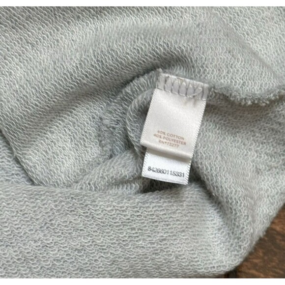 LC Lauren Conrad Womens Gray Cold Shoulder Pullover Top Knit Sweatshirt Size M - Picture 6 of 7